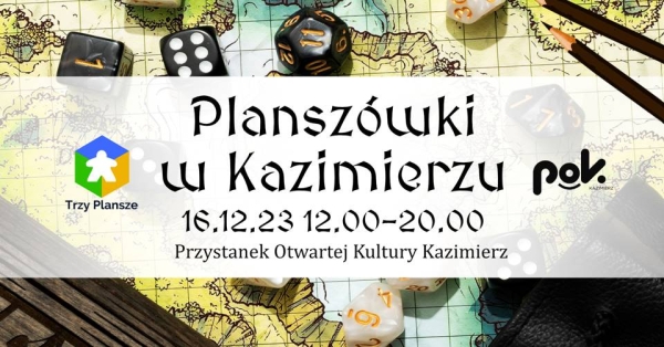Trzecia edycja Planszówek w Kazimierzu!
